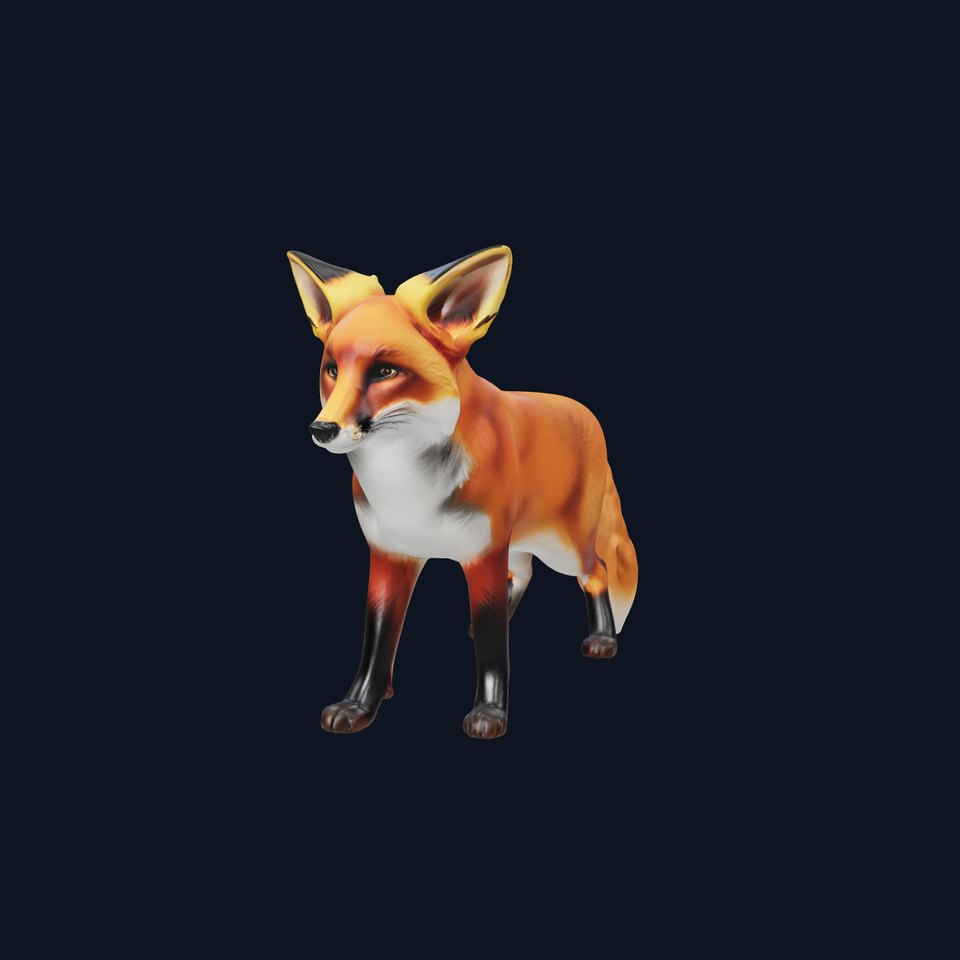 Fox Model Pack  Realistic D Animal Model